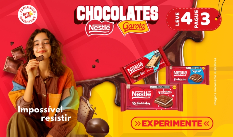 Chocotrio até 19/04